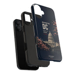 Washington DC 2026 World Cup Tough Phone Case — US Capitol Cherry Blossom Protective Cover