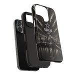 Dallas World Cup 2026 Tough Phone Case – Black City Skyline with Star Logo