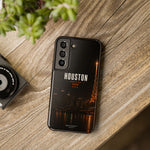 Houston Skyline Tough Phone Case — World Cup 2026 Night Cityscape