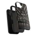 Dallas World Cup 2026 Tough Phone Case – Black City Skyline with Star Logo