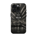 Dallas World Cup 2026 Tough Phone Case – Black City Skyline with Star Logo