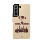 Boston Skyline Tough Phone Case — Vintage Cityscape, 'Boston 2026' Protective Phone Cover