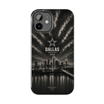 Dallas World Cup 2026 Tough Phone Case – Black City Skyline with Star Logo