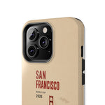 San Francisco Golden Gate Tough Phone Case – 2026 World Cup Retro Travel Design