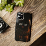 Houston Skyline Tough Phone Case — World Cup 2026 Night Cityscape