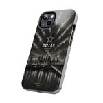 Dallas World Cup 2026 Tough Phone Case – Black City Skyline with Star Logo
