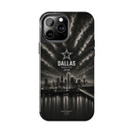 Dallas World Cup 2026 Tough Phone Case – Black City Skyline with Star Logo