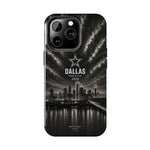 Dallas World Cup 2026 Tough Phone Case – Black City Skyline with Star Logo