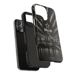 Dallas World Cup 2026 Tough Phone Case – Black City Skyline with Star Logo