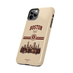 Boston Skyline Tough Phone Case — Vintage Cityscape, 'Boston 2026' Protective Phone Cover