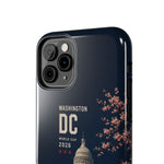 Washington DC 2026 World Cup Tough Phone Case — US Capitol Cherry Blossom Protective Cover