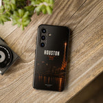 Houston Skyline Tough Phone Case — World Cup 2026 Night Cityscape
