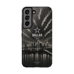 Dallas World Cup 2026 Tough Phone Case – Black City Skyline with Star Logo