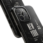 New York 2026 Tough Phone Case — Black Cityscape Protective Cover