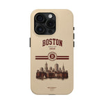 Boston Skyline Tough Phone Case — Vintage Cityscape, 'Boston 2026' Protective Phone Cover