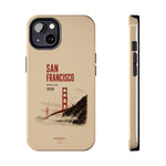 San Francisco Golden Gate Tough Phone Case – 2026 World Cup Retro Travel Design
