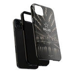 Dallas World Cup 2026 Tough Phone Case – Black City Skyline with Star Logo