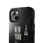 New York 2026 Tough Phone Case — Black Cityscape Protective Cover