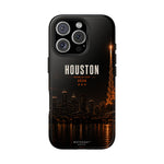 Houston Skyline Tough Phone Case — World Cup 2026 Night Cityscape