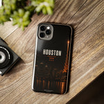 Houston Skyline Tough Phone Case — World Cup 2026 Night Cityscape