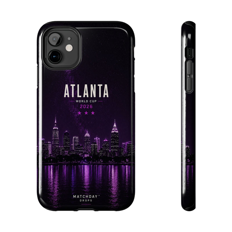 Atlanta Skyline Tough Phone Case — World Cup 2026 Purple Cityscape