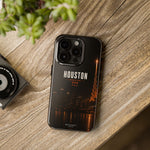 Houston Skyline Tough Phone Case — World Cup 2026 Night Cityscape