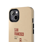 San Francisco Golden Gate Tough Phone Case – 2026 World Cup Retro Travel Design