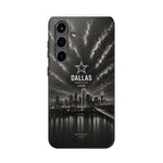 Dallas World Cup 2026 Tough Phone Case – Black City Skyline with Star Logo