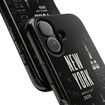 New York 2026 Tough Phone Case — Black Cityscape Protective Cover