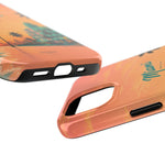 Miami Sunset Tough Phone Case — Retro Palm Beach Phone Cover (Includes “Miami 2026” Text)