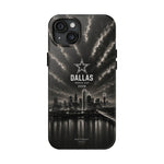Dallas World Cup 2026 Tough Phone Case – Black City Skyline with Star Logo