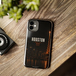 Houston Skyline Tough Phone Case — World Cup 2026 Night Cityscape