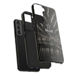 Dallas World Cup 2026 Tough Phone Case – Black City Skyline with Star Logo