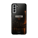 Houston Skyline Tough Phone Case — World Cup 2026 Night Cityscape