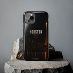 Houston Skyline Tough Phone Case — World Cup 2026 Night Cityscape