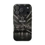 Dallas World Cup 2026 Tough Phone Case – Black City Skyline with Star Logo