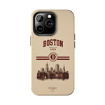 Boston Skyline Tough Phone Case — Vintage Cityscape, 'Boston 2026' Protective Phone Cover