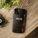 Houston Skyline Tough Phone Case — World Cup 2026 Night Cityscape